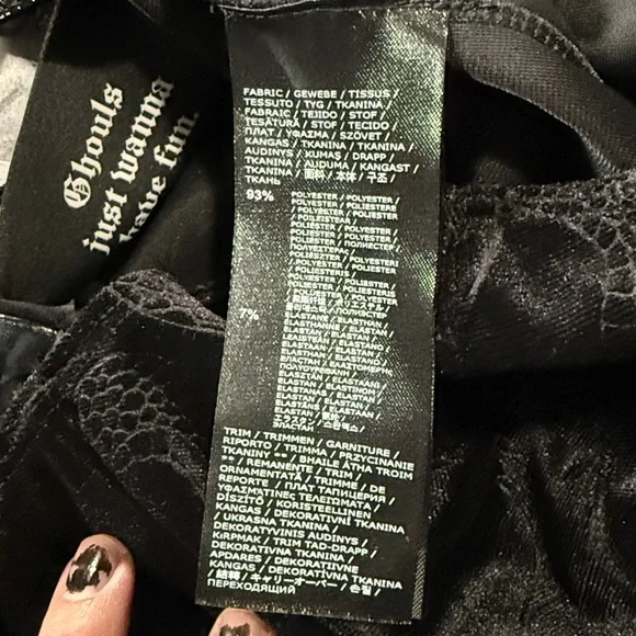 NWT KILLSTAR KELSI VELVET CROP TOP SZ XXL - Picture 4 of 6